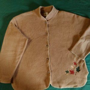 Fall Fleece Jacket/Cardigan XL
